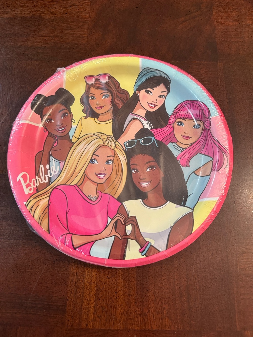 Barbie Birthday Party 8 5/8" Paper Plates New Sealed Party Supplies